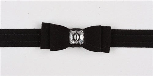 Susan Lanci Big Bow Collection Ultrasuede Collar in Many Colors