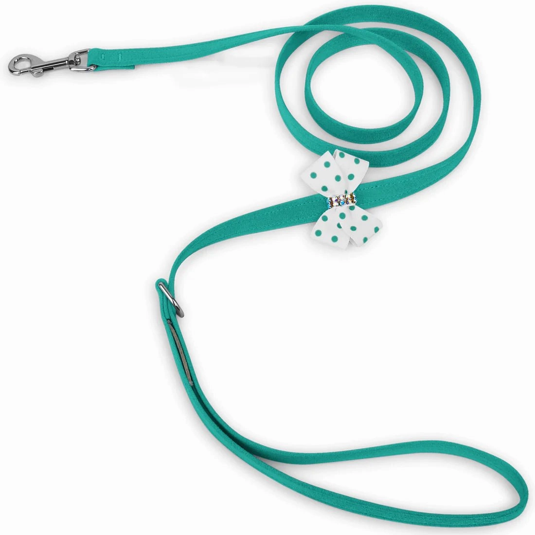 Susan Lanci Bimini Polka Dot Nouveau Bow with AB Giltmore Collar