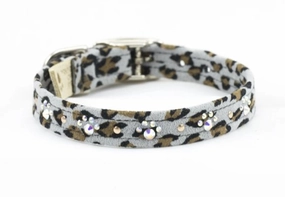 Susan Lanci Crystal Paws Collar Jungle Print Collection
