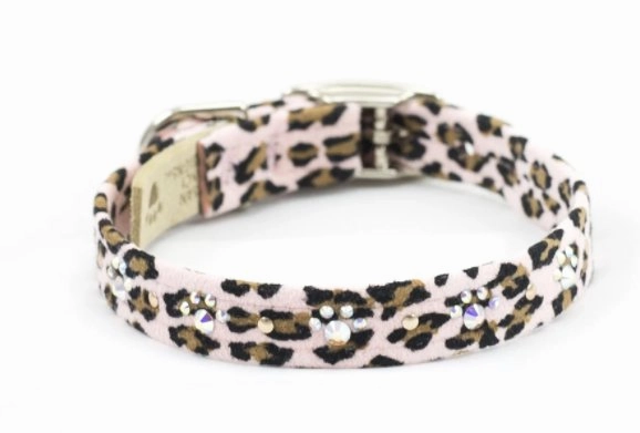 Susan Lanci Crystal Paws Collar Jungle Print Collection