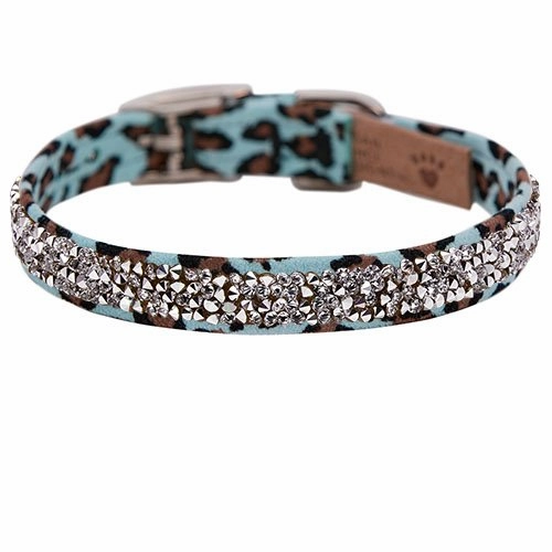 Susan Lanci Crystal Rocks Collar- Jungle Print Collection