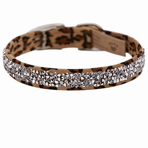 Susan Lanci Crystal Rocks Collar- Jungle Print Collection