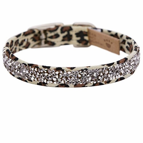 Susan Lanci Crystal Rocks Collar- Jungle Print Collection