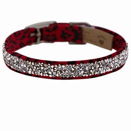 Susan Lanci Crystal Rocks Collar- Jungle Print Collection