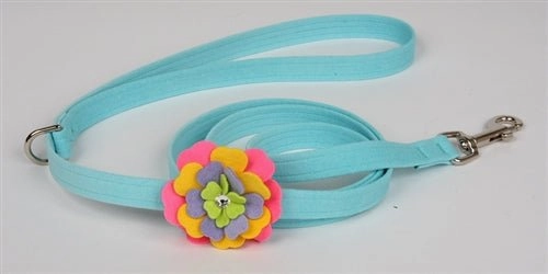 Susan Lanci Fantasy Flower Collection Collar- Tiffi Blue