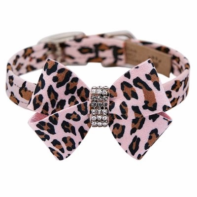 Susan Lanci Jungle Print Collection 1/2" Nouveau Bow Collar