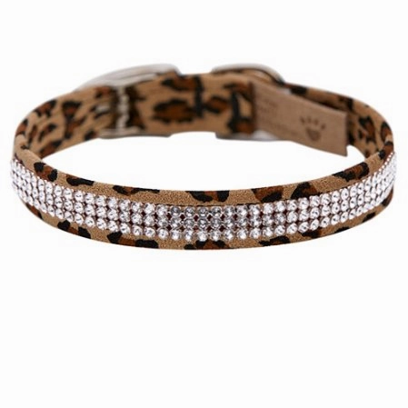 Susan Lanci Jungle Print Collection 3 Row Giltmore Collar