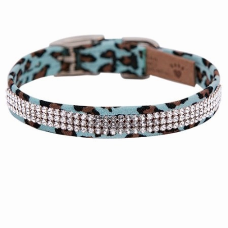 Susan Lanci Jungle Print Collection 3 Row Giltmore Collar