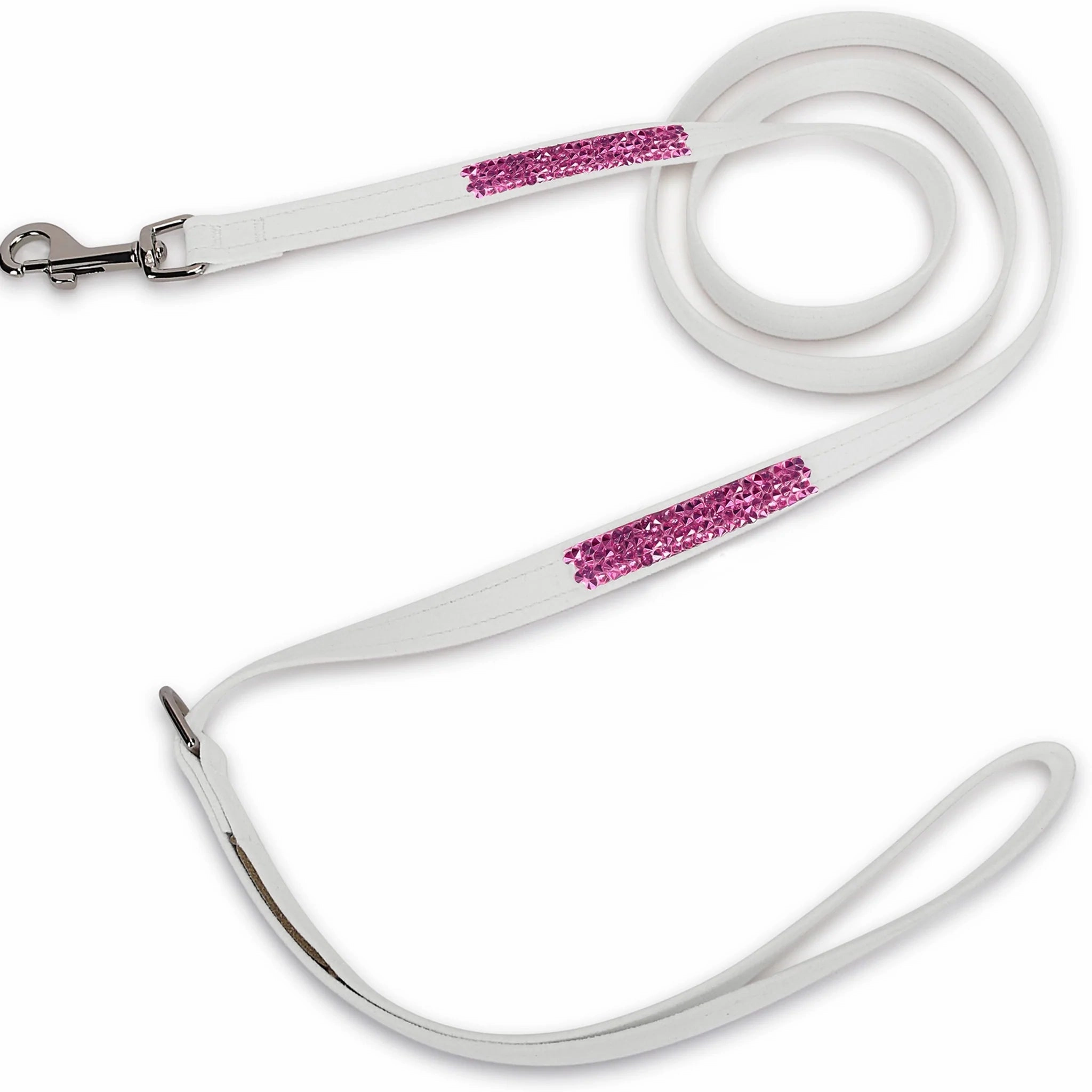 Susan Lanci Pink is Love Double Nouveau Bow with Pink Crystals