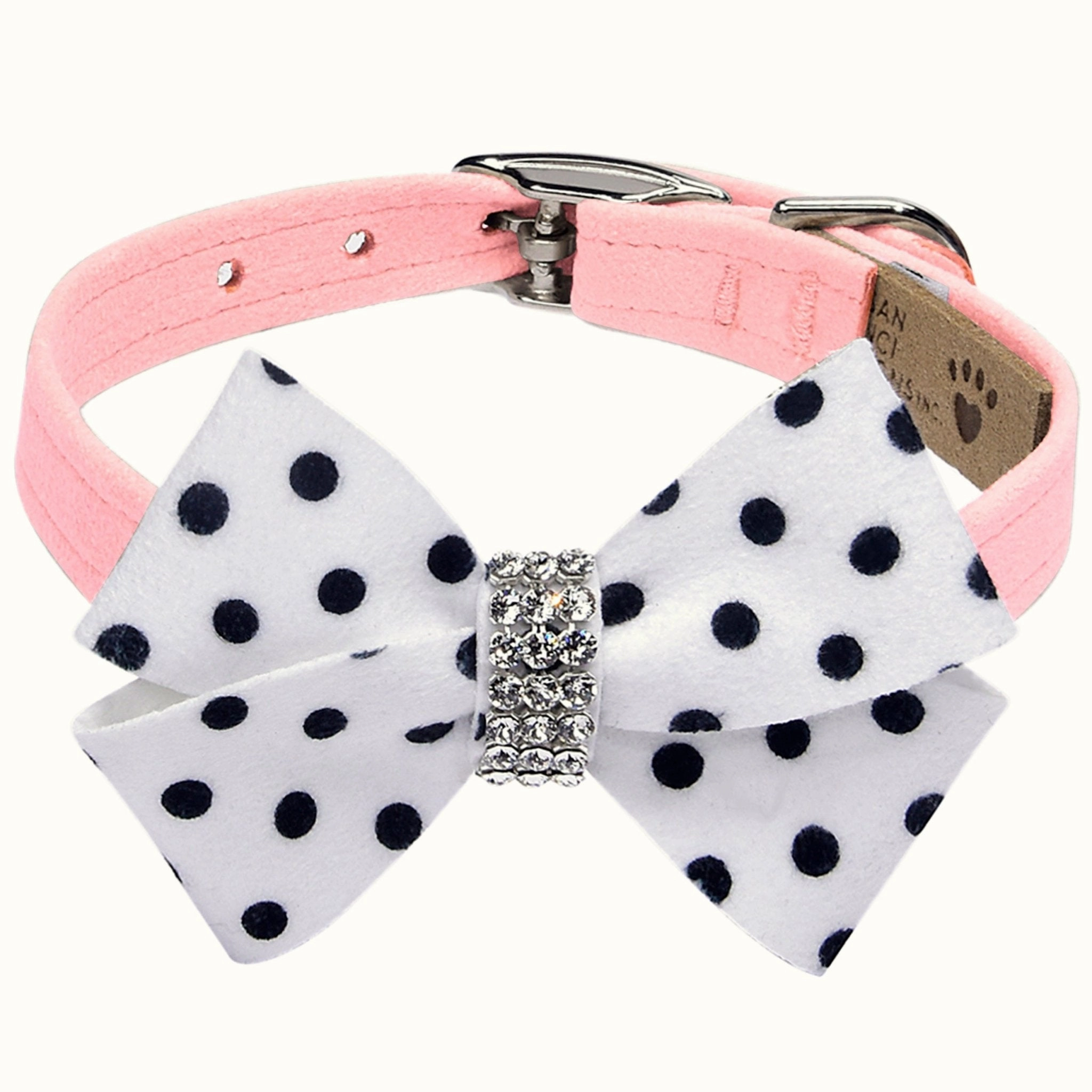 Susan Lanci Polka Dot Nouveau Bow Collar in Many Colors
