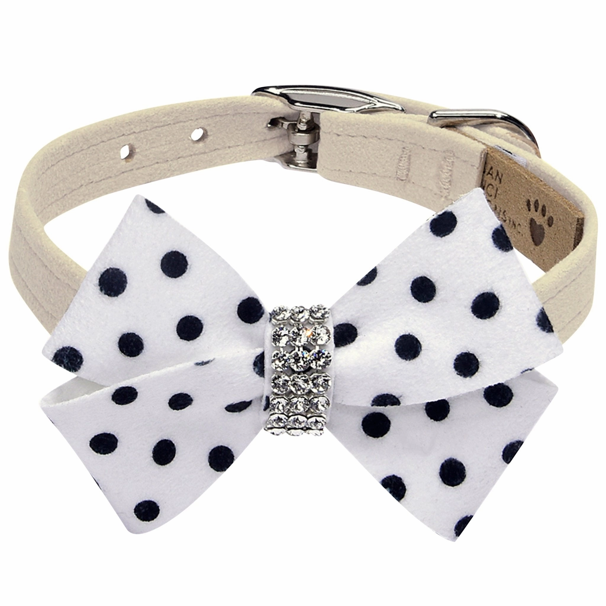 Susan Lanci Polka Dot Nouveau Bow Collar in Many Colors