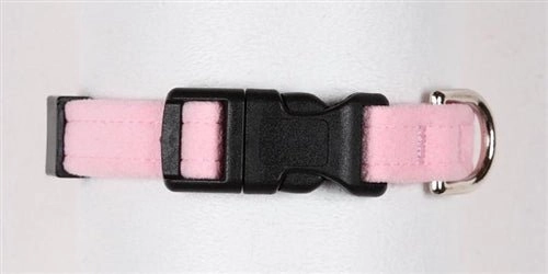 Susan Lanci Quick Release Plain Ultrasuede Dog Collars - in Many Colors