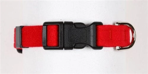 Susan Lanci Quick Release Plain Ultrasuede Dog Collars - in Many Colors