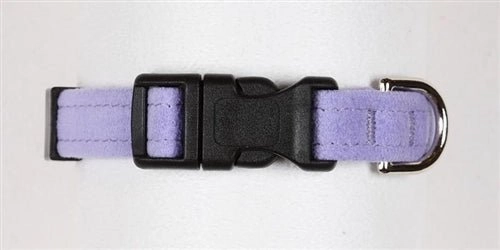 Susan Lanci Quick Release Plain Ultrasuede Dog Collars - in Many Colors