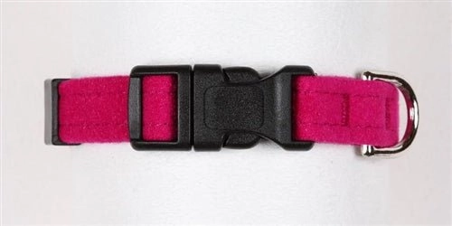 Susan Lanci Quick Release Plain Ultrasuede Dog Collars - in Many Colors