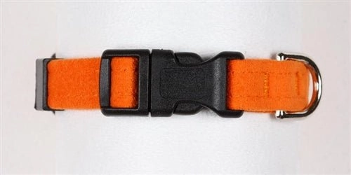 Susan Lanci Quick Release Plain Ultrasuede Dog Collars - in Many Colors
