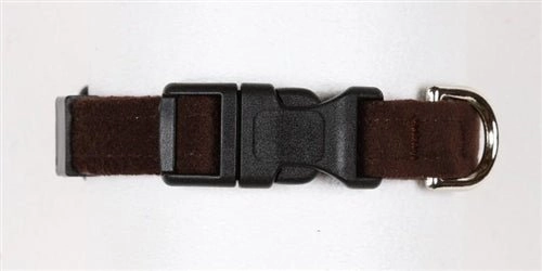 Susan Lanci Quick Release Plain Ultrasuede Dog Collars - in Many Colors