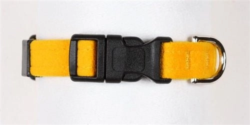 Susan Lanci Quick Release Plain Ultrasuede Dog Collars - in Many Colors