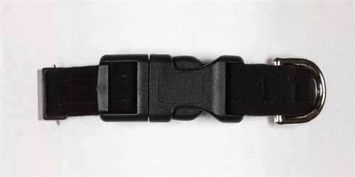 Susan Lanci Quick Release Plain Ultrasuede Dog Collars - in Many Colors