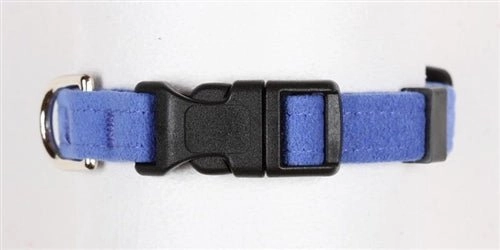 Susan Lanci Quick Release Plain Ultrasuede Dog Collars - in Many Colors
