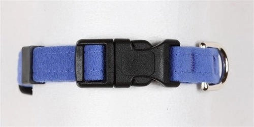 Susan Lanci Quick Release Plain Ultrasuede Dog Collars - in Many Colors
