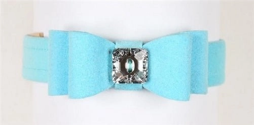 Susan Lanci Really Big Bow Ultrasuede Collars in Many Colors