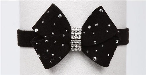 Susan Lanci Silver Stardust Nouveau Bow Collar in Many Colors
