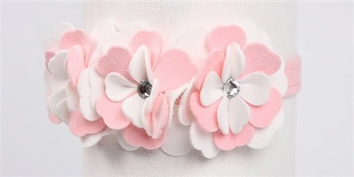 Susan Lanci Special Occasion Collar- Platinum or Puppy Pink