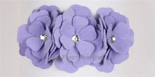 Susan Lanci Tinkie's Garden Ultrasuede Collar in Many Colors