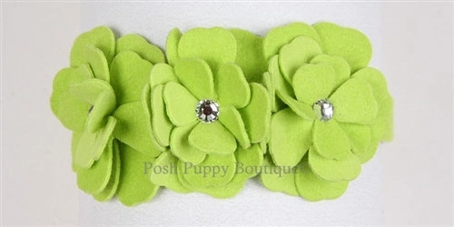 Susan Lanci Tinkie's Garden Ultrasuede Collar in Many Colors