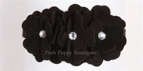 Susan Lanci Tinkie's Garden Ultrasuede Collar in Many Colors