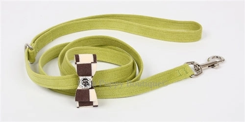 Susan Lanci Windsor Check Collection Ultrasuede Collars- Big Bow Style and Many Colors