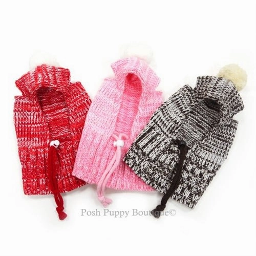 Sweater Hat- Red