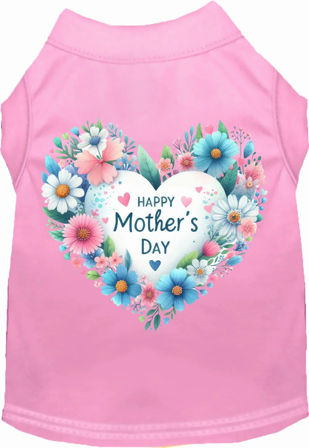 Sweet Mothers Day Screen Print Dog Shirt in Many Colors