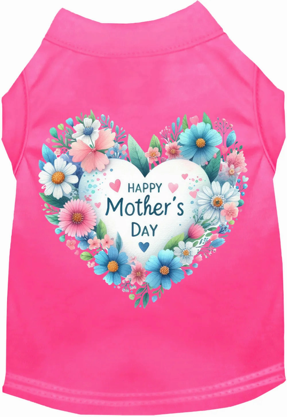 Sweet Mothers Day Screen Print Dog Shirt in Many Colors