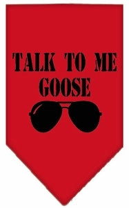 Talk to Me Goose Screen Print Bandana in Many Colors