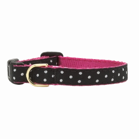 Teacup Collar | Black & White Dots