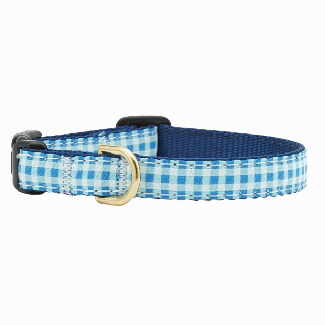 Teacup Collar | Blue Gingham