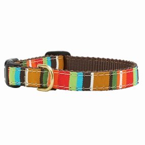 Teacup Collar | Brown Stripe