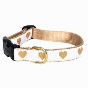 Teacup Collar | Hearts Of Gold White