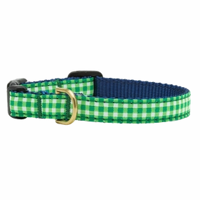 Teacup Collar | Lime Gingham