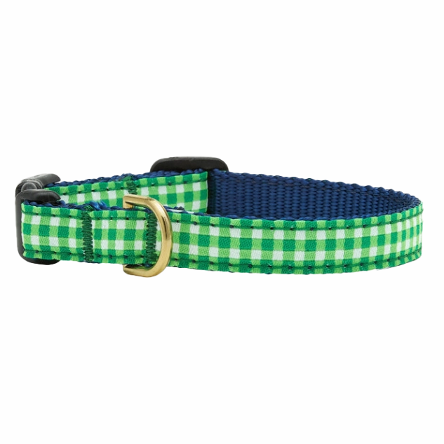 Teacup Collar | Lime Gingham
