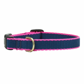 Teacup Collar | Navy & Pink