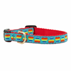 Teacup Collar | Rainbow Hearts