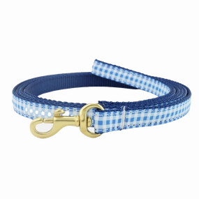 Teacup Leash | Blue Gingham