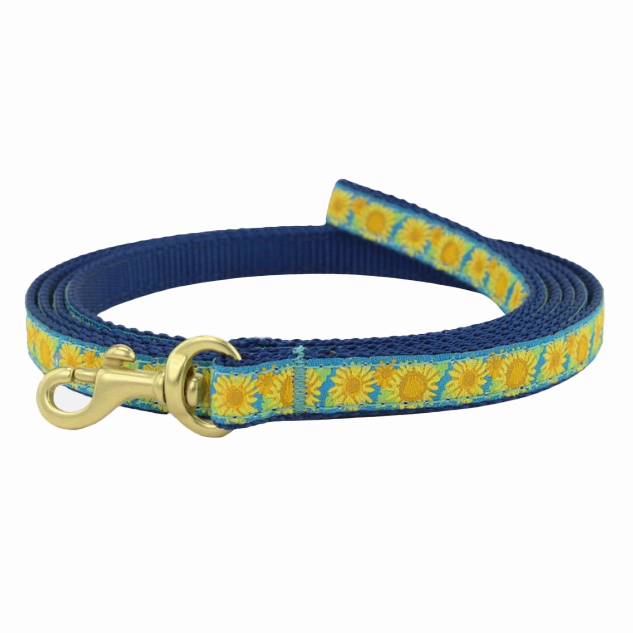 Teacup Leash | Bright Sunflowers
