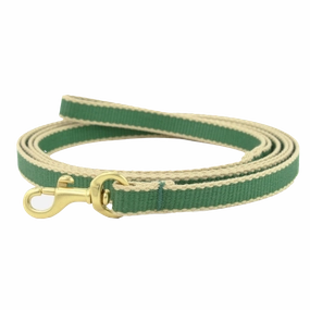 Teacup Leash | Forest & Tan