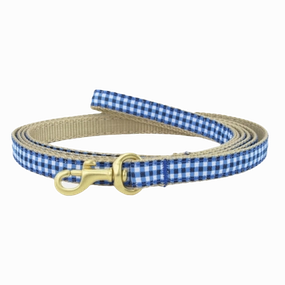 Teacup Leash | Navy Gingham