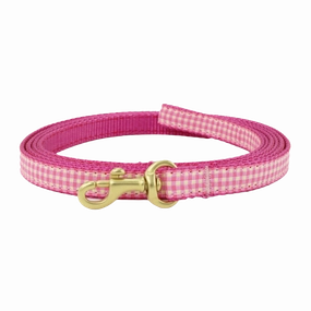 Teacup Leash | Pink Gingham