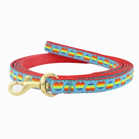 Teacup Leash | Rainbow Hearts